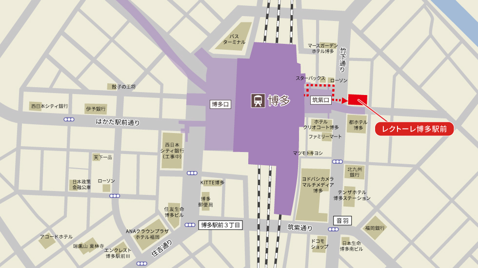 レクトーレ博多駅前 マップ