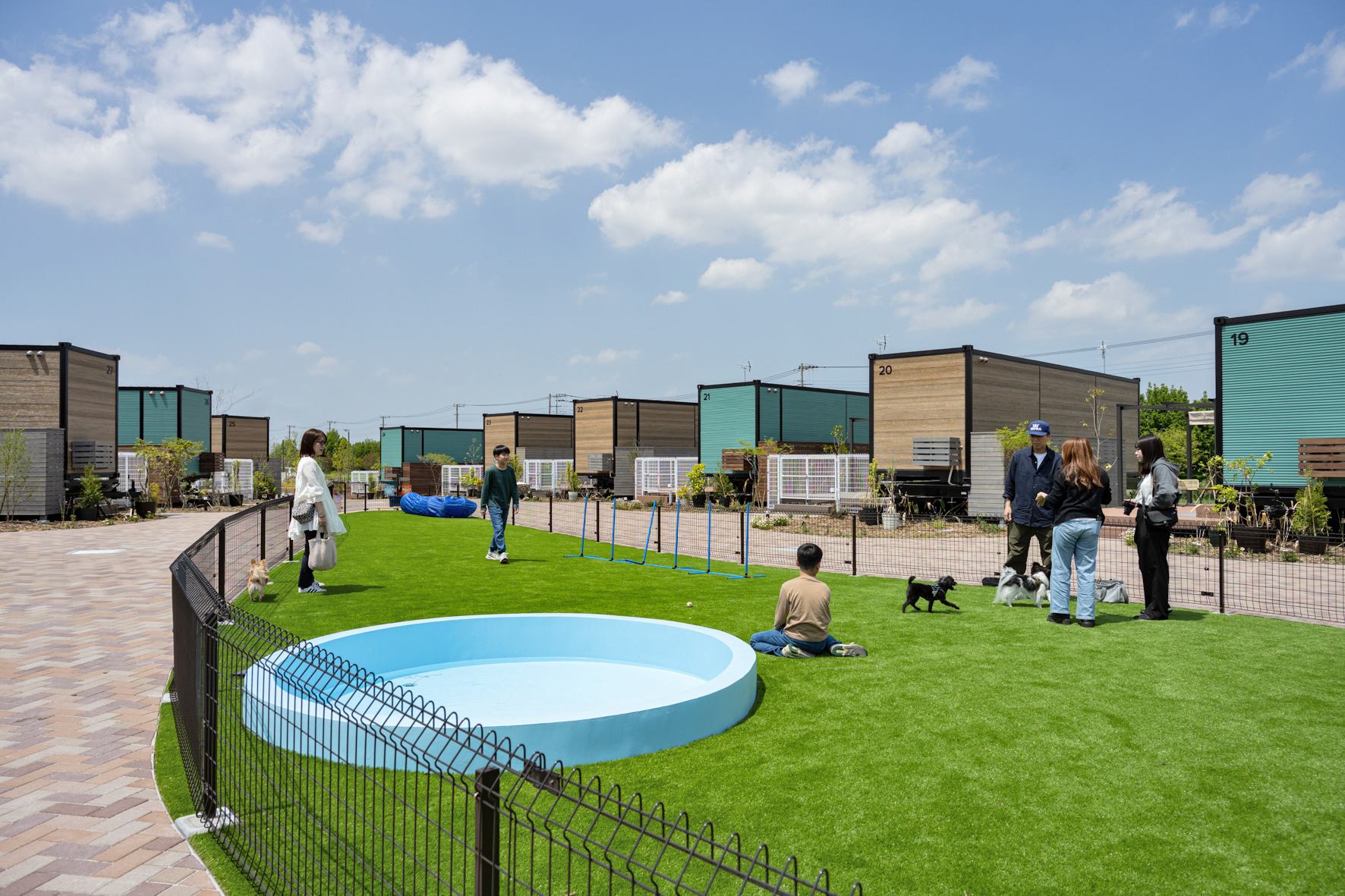 チェックアウトまでドッグラン