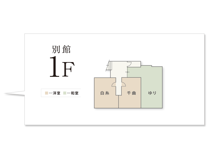 別館1階フロア図